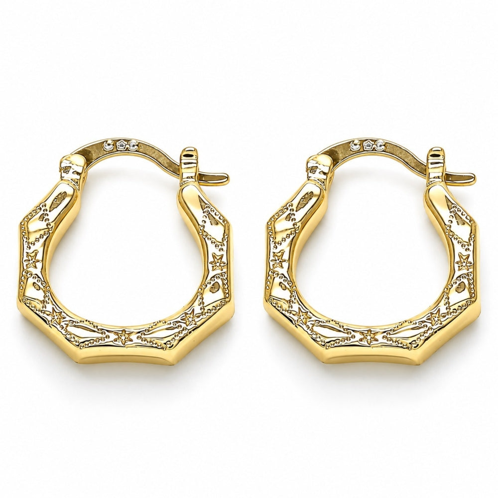 Oro Laminado Small Hoop, Gold Filled Style Polished, Golden Finish