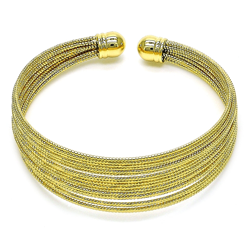Oro Laminado Individual Bangle, Gold Filled Style Polished, Golden Finish