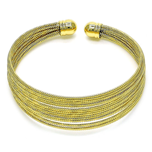 Oro Laminado Individual Bangle, Gold Filled Style Polished, Golden Finish