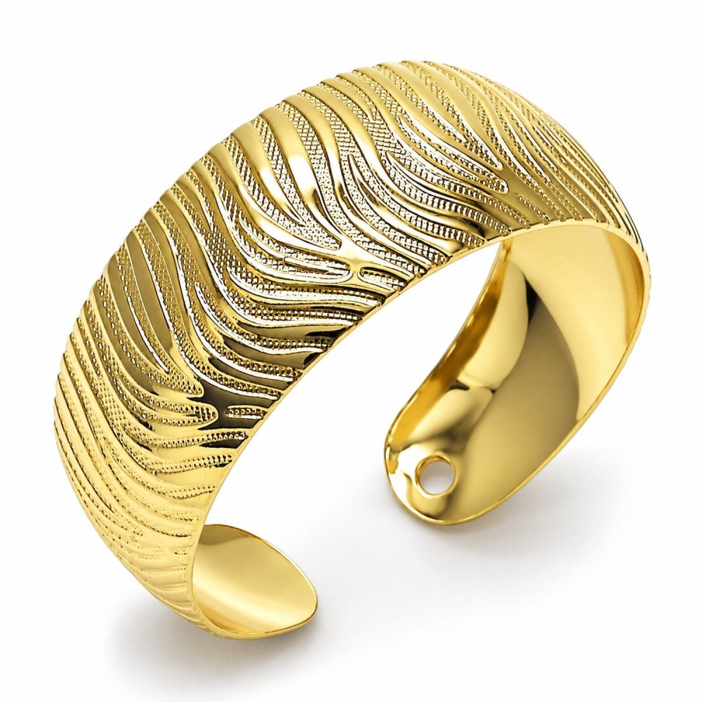 Oro Laminado Individual Bangle, Gold Filled Style Polished, Golden Finish
