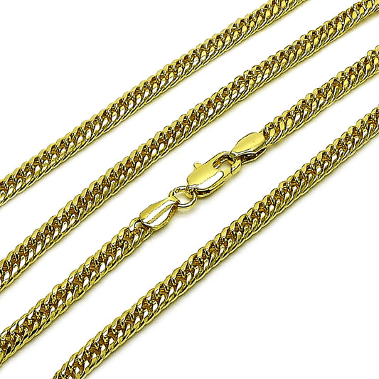 Oro Laminado Basic Necklace, Gold Filled Style Polished, Golden Finish