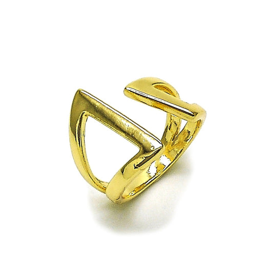 Oro Laminado Elegant Ring, Gold Filled Style Polished, Golden Finish