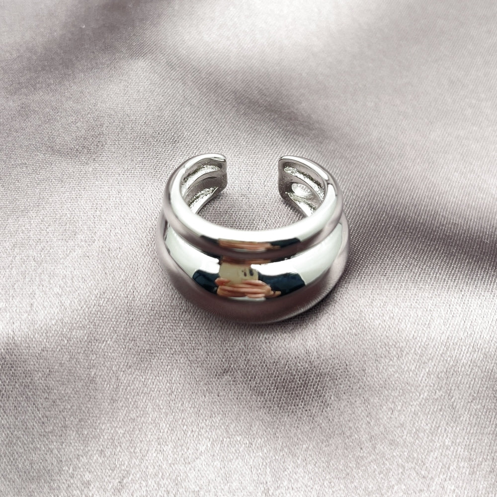 Rhodium Gold Filled Elegant Ring, Polished, Rhodium Finish