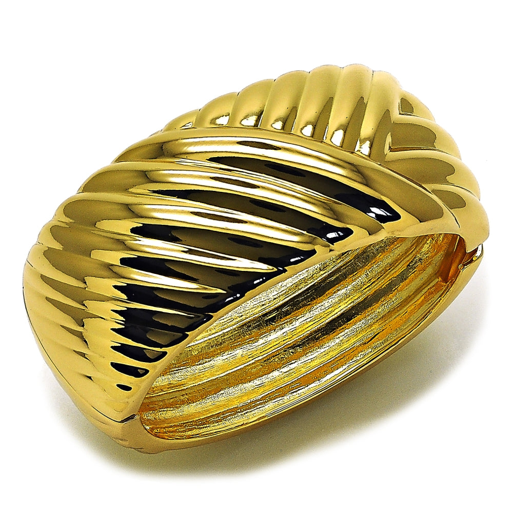 Oro Laminado Individual Bangle, Gold Filled Style Polished, Golden Finish