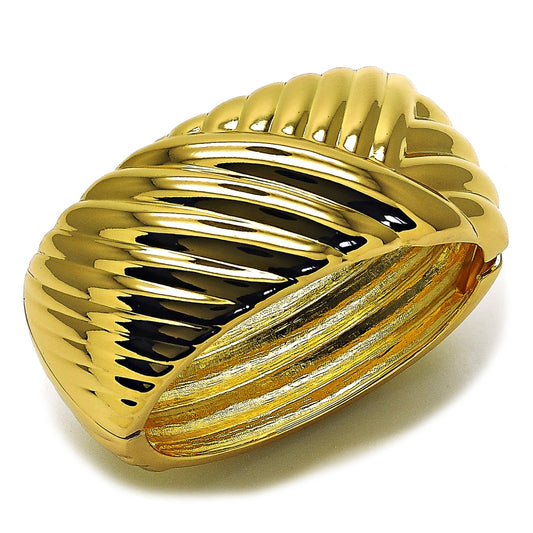 Oro Laminado Individual Bangle, Gold Filled Style Polished, Golden Finish