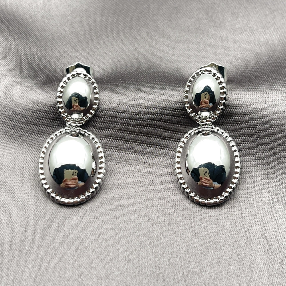 Rhodium Gold Filled Dangle Earring, Polished, Rhodium Finish
