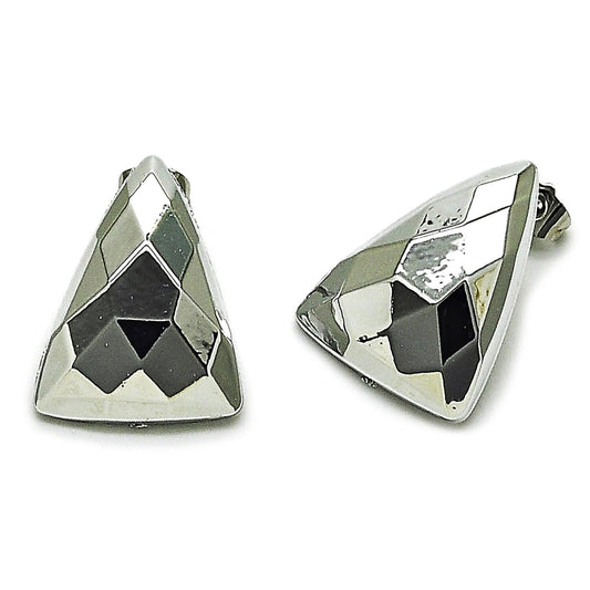 Rhodium Gold Filled Stud Earring, Polished, Rhodium Finish
