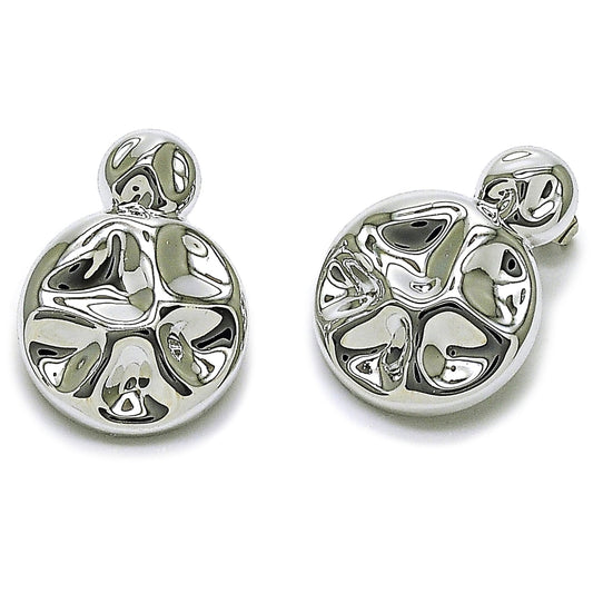 Rhodium Gold Filled Stud Earring, Polished, Rhodium Finish