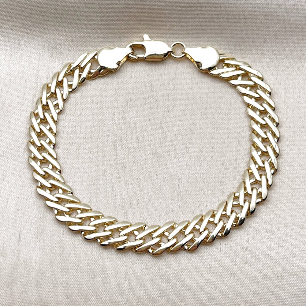 Oro Laminado Basic Bracelet, Gold Filled Style Polished, Golden Finish